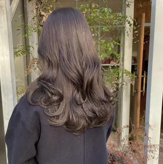 ロング カラー 【完全個室】髪質改善 暖色カラー/山崎唯奈のヘアスタイル