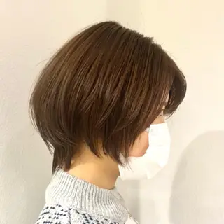 ショート カラー ヘアアレンジ ✨️ボブカット中村 真緒✨️のヘアスタイル