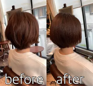 ショート *くせ毛に特化* 【yun】のヘアスタイル