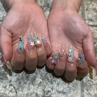 ネイル アクリルスカルプ𓆈 RounGe町田店のネイルデザイン