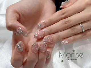 ネイル MoriseNail Jr研修💜はるかのネイルデザイン