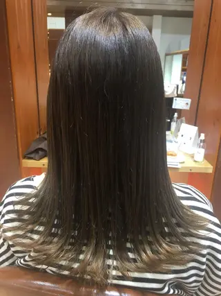 セミロング カラー ✨🌿大人可愛い愛さ れhair🌿✨松本のヘアスタイル