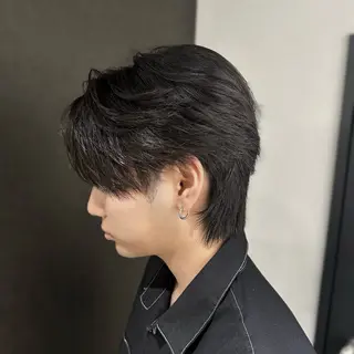 ショート パーマ メンズ 🐺ウルフ特化🐺 毛流れパーマ/Ryoのヘアスタイル