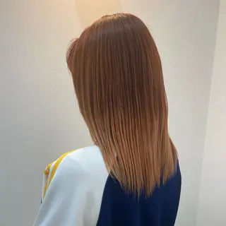 セミロング カラー 鈴木 七海のヘアスタイル