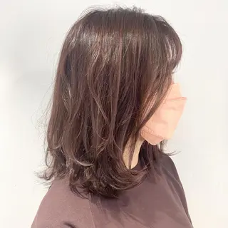 セミロング matka白髪ぼかし 大人ヘア/KEIKOのヘアスタイル