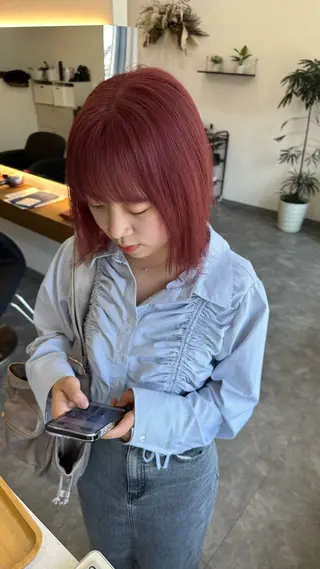 ミディアム 近鉄奈良ショートヘア 清水力也のヘアスタイル