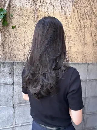 ロング カラー 吉田 光佑のヘアスタイル