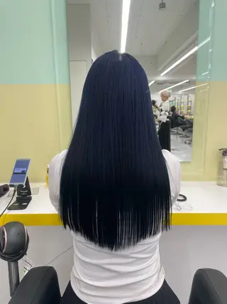ロング カラー 🦋色落ち綺麗カラー メンズYUZU🦋‪のヘアスタイル