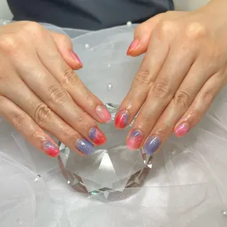 ネイル ハイビスカス ネイルサロンのネイルデザイン
