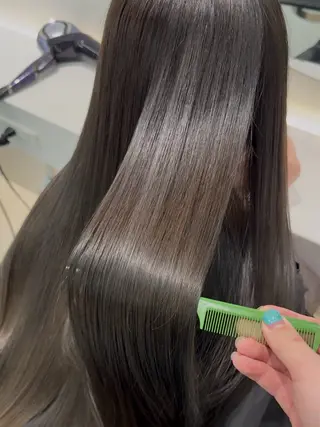 ロング 推しカラー💫 ブリーチ💫若菜覚のヘアスタイル