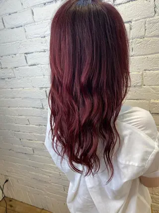 カラー 前田 輝のヘアスタイル