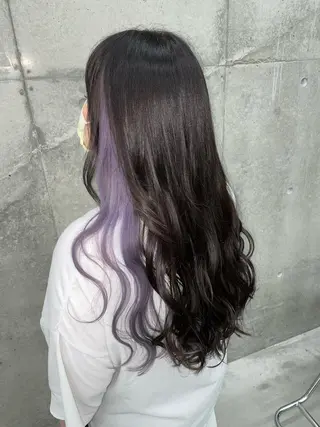 ロング 手島 カミラのヘアスタイル