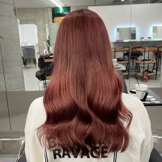 ロング カラー Runa/大人 かわいいハイトーンのヘアスタイル