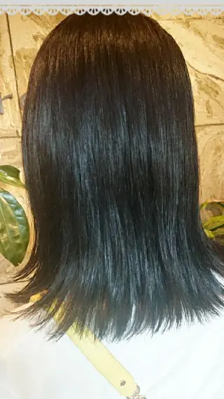 ミディアム 清水 旭美のヘアスタイル
