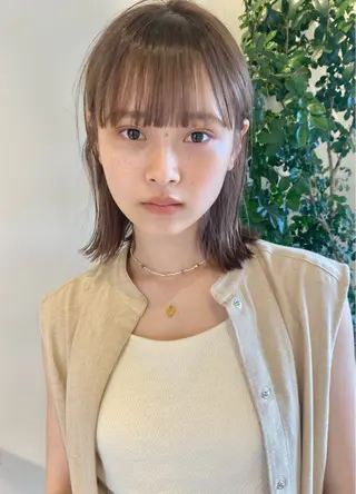 ミディアム カラー 当日予約大歓迎💗 依田瑞希のヘアスタイル