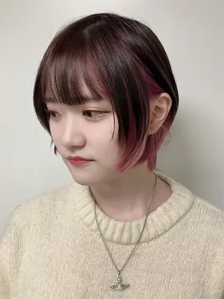 ショート fumikaブリーチ /デザインのヘアスタイル