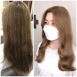 セミロング カラー MAKO ❤️‍🔥NEXTのヘアスタイル