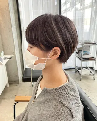 ショート カラー 【ショートカット 美髪矯正】今井隆太のヘアスタイル