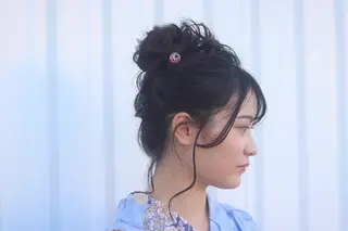 ヘアアレンジ ブリーチ/ハイトーン 天童市/SERINAのヘアスタイル