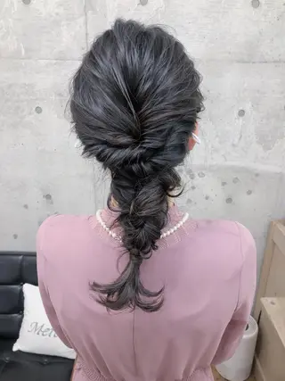 ロング ヘアアレンジ MeL 横浜/ MIHOのヘアスタイル