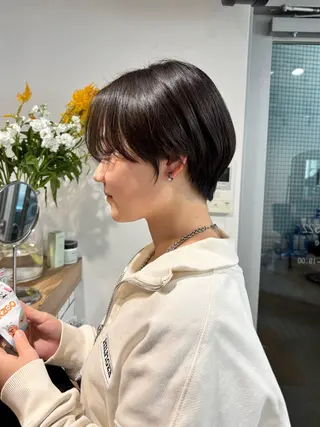ショート 艶カラー🥣ショート /レイヤー/小由葵のヘアスタイル