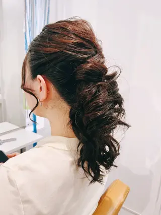 ヘアアレンジ ヘアメイク あゆのヘアスタイル