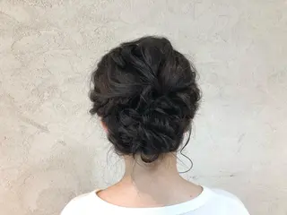 ミディアム ヘアアレンジ まつパ/まつエク Ci belleのマツエク・マツパデザイン