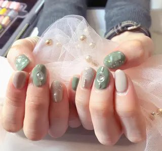 ネイル マジック ミラーのネイルデザイン