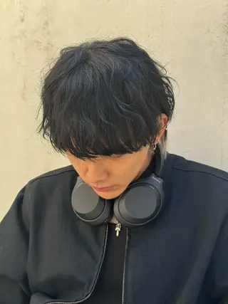 ショート カラー パーマ ヘアアレンジ メンズ メンズ特化酒井翔太 /メンズカット/名駅のヘアスタイル