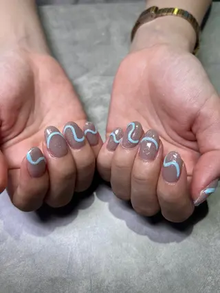 ネイル Miimo💅🏻 ほのか‪ ·͜·♡‬のネイルデザイン