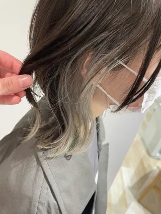 ミディアム カラー 髪質改善カラー/ボブ 🌻Mutsumiのヘアスタイル