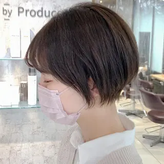 ショート カラー 髪質改善トリート メント/川田のヘアスタイル