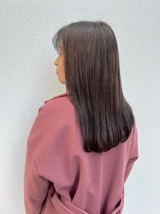 セミロング カラー ヘアアレンジ 「sumi」 AMIのヘアスタイル