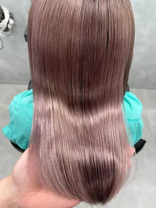セミロング すぐ巻ける縮毛矯正 🍀勝倉　麗のヘアスタイル
