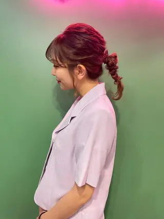 ヘアアレンジ 極上の艶髪 RINAのヘアスタイル