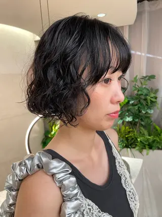 ミディアム カラー パーマ 🎀レイヤー/パーマ カラー/ai🎀のヘアスタイル