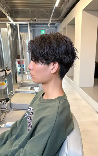 パーマ メンズ アソビ　元町店所属・メンズパーマ✨ メンズカット聖のヘアスタイル