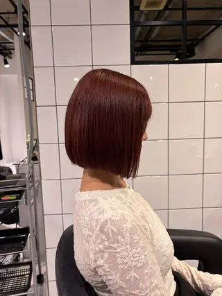 ショート カラー 表参道♡暗髪♡ 艶カラー♡アユミのヘアスタイル