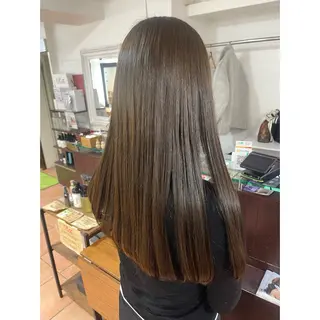ロング カラー ヘアアレンジ 🦋エクステ/透明感 カラー🦋宮川莉央のヘアスタイル