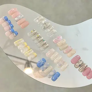 ネイル nailist mana𖤐´-のネイルデザイン