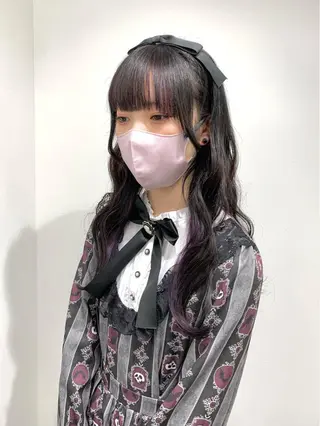 ロング カラー レイヤー ハイトーン 暖色⭐︎KANAKOのヘアスタイル