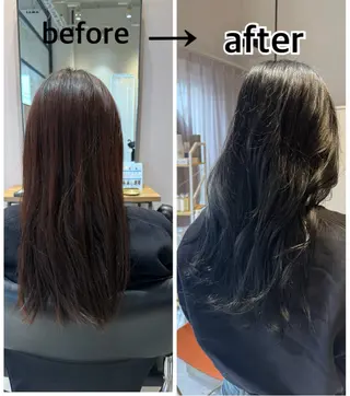 ロング カラー ✨艶髪職人艶カラー✨ 中本輝人のヘアスタイル