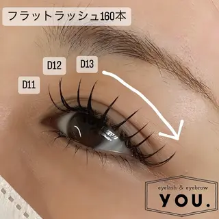 マツエク・マツパ eyelash&ey ebrow　YOU.のマツエク・マツパデザイン