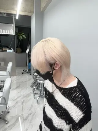 カラー ハイトーン職人 ♡中島凱人のヘアスタイル