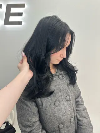 セミロング カラー ヘアアレンジ 大人っぽ中韓レディ ヘア🤍MAOのヘアスタイル
