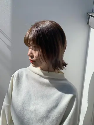 ミディアム 山本 晶大のヘアスタイル