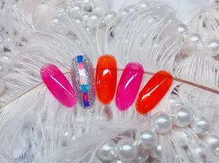 ネイル マジック ミラーのネイルデザイン