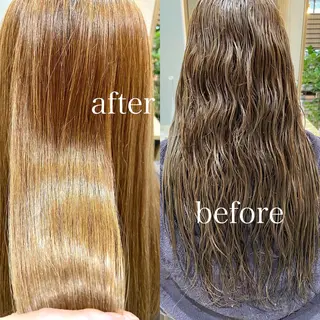 ロング ハイライト／艶カラー 大河シンジのヘアスタイル