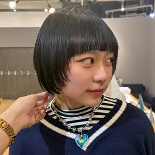 ショート 暖色/ボブ/吉岡美音 GIEN NU茶屋町のヘアスタイル