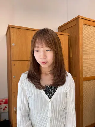 ミディアム jr.stylist 小島千穂🎀のヘアスタイル